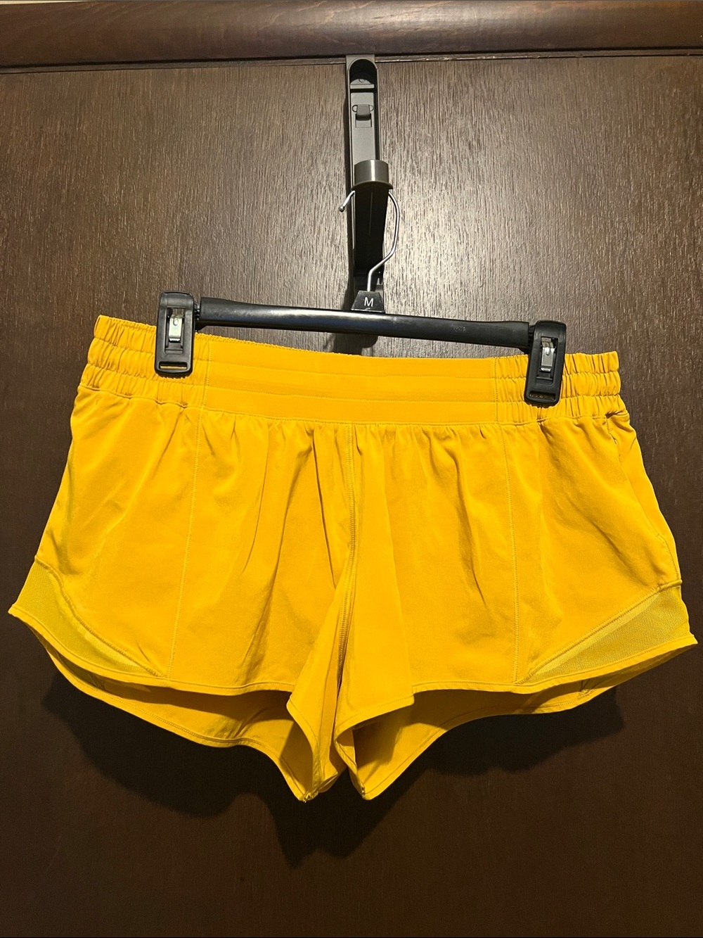 lululemon athletica Bright Yellow Women's Running Shorts